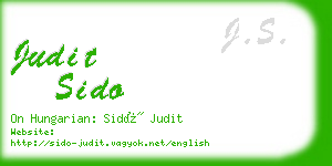 judit sido business card